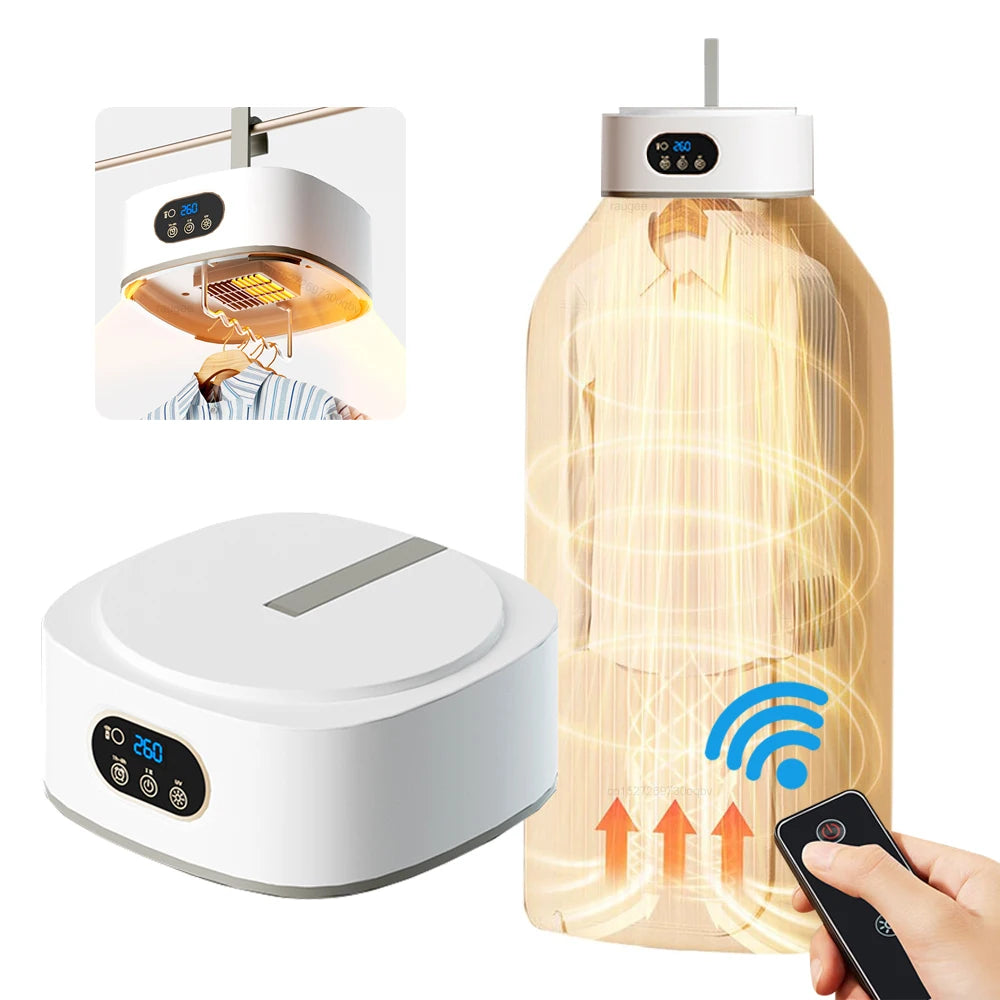 Portable Clothing Dryer Electric Clothes Dryer UV Sterilization Laundry
