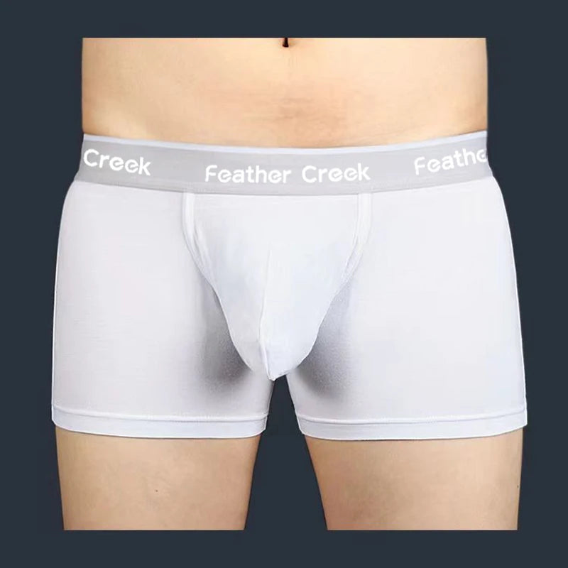 Mens Everyday Large Pouch Underwear U Convex Bulge Enhancing Durable Seamless Cotton Briefs Breathable Low Rise Boxer Shorts Fit