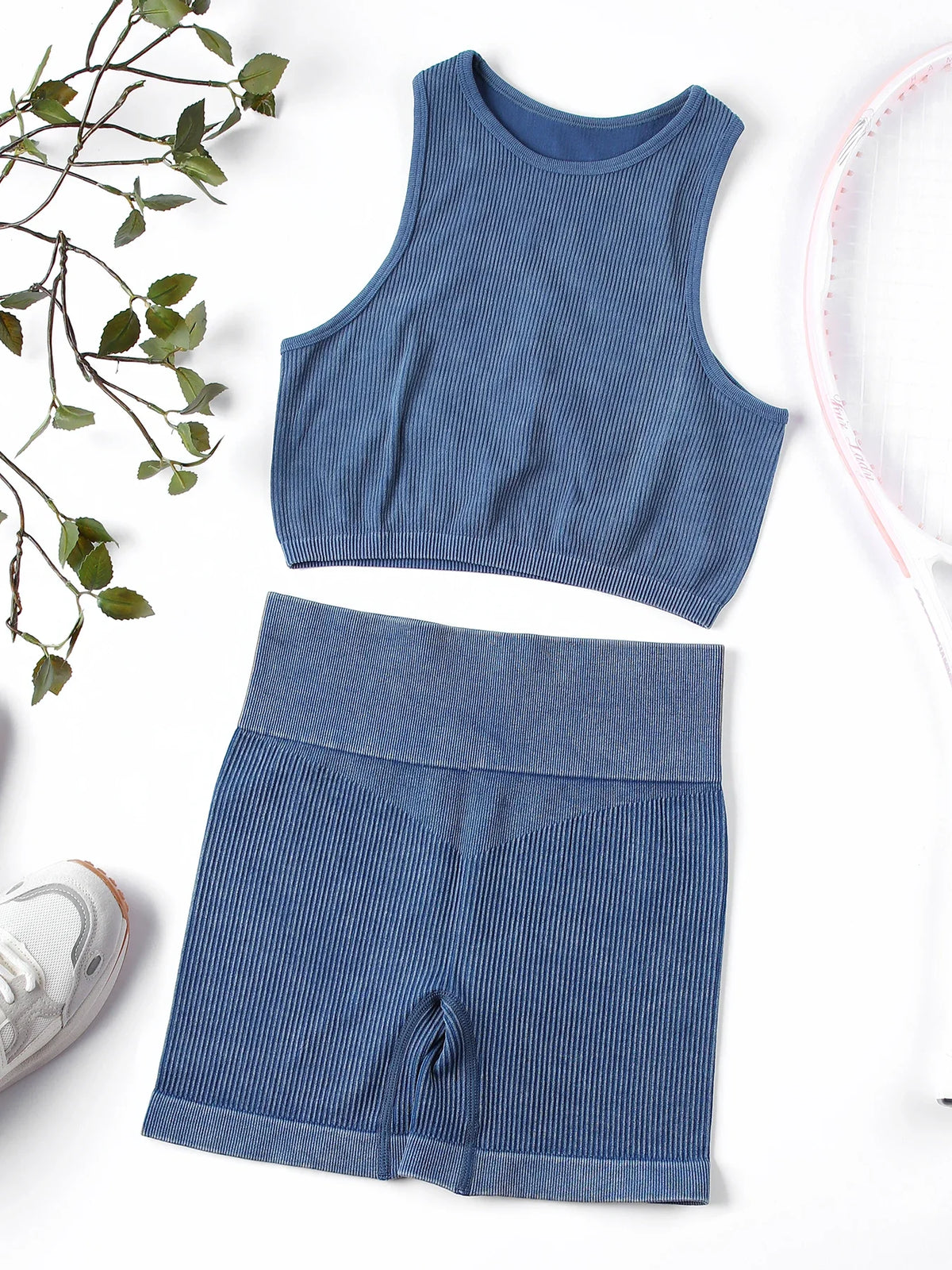 Women's Sleeveless Workout Crop Top