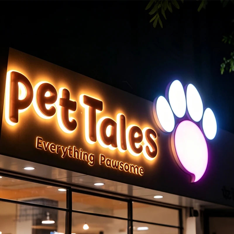 IP65 Custom LED Channel Letter Sign Backlit 3D Business Logo Light Sign Waterproof Signboard for Beauty Hair Salon Barber Store