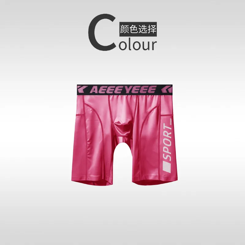 Men's Quick-Dry Long Sports Boxers