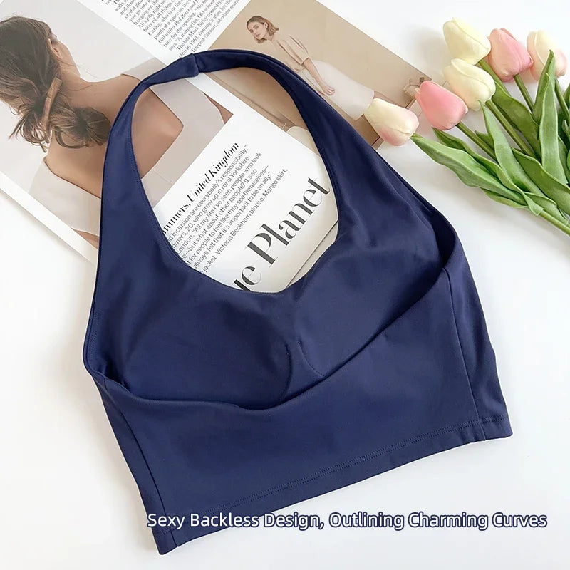 Women's Sleeveless Workout Crop Top