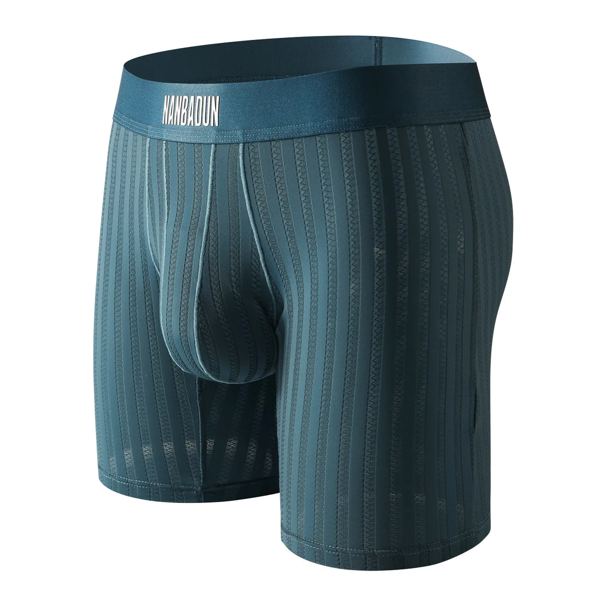 Men's Boxers Thin Semi Transparent Ice Silk Underwear Man Panties Solid Breathable Boxer Shorts Extended Leg Underpants M-XXL