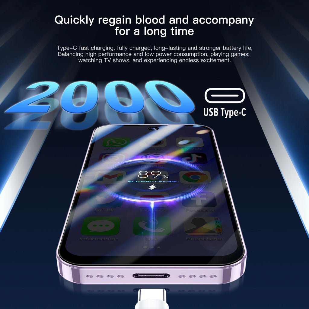 SERVO 19PRO 4G Network Mini Smartphone Android12 OS RAM 6GB ROM 128GB