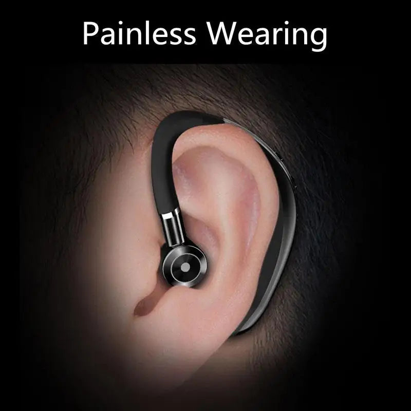 Bluetooth 5.0 Wireless Mono Headset with Microphone