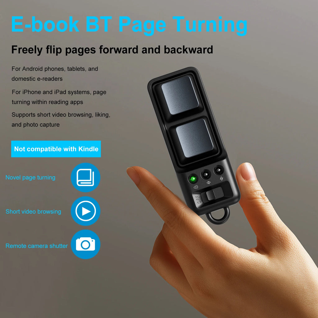 Phone E-Book Page Turner Smart Fingertip Remote Control Video Scrolling