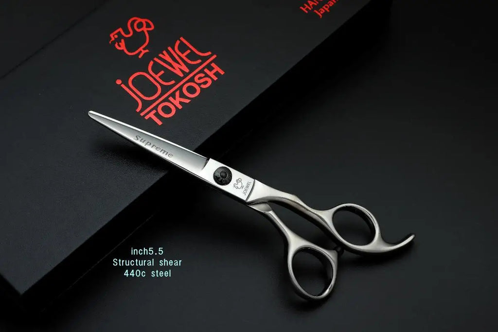 6-6.5-6.8 inch Professional Hair Cutting Scissors，Japanese 440c Steel Hair Cutting Machine，Salon High Quality Barber Accessories