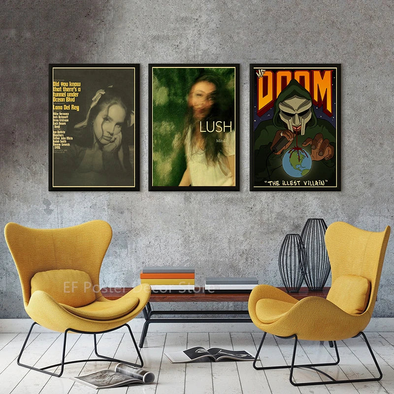 Mitski/Lizzy Grant/TV Girl/Tame Impala Poster Music Album Aesthetics Art