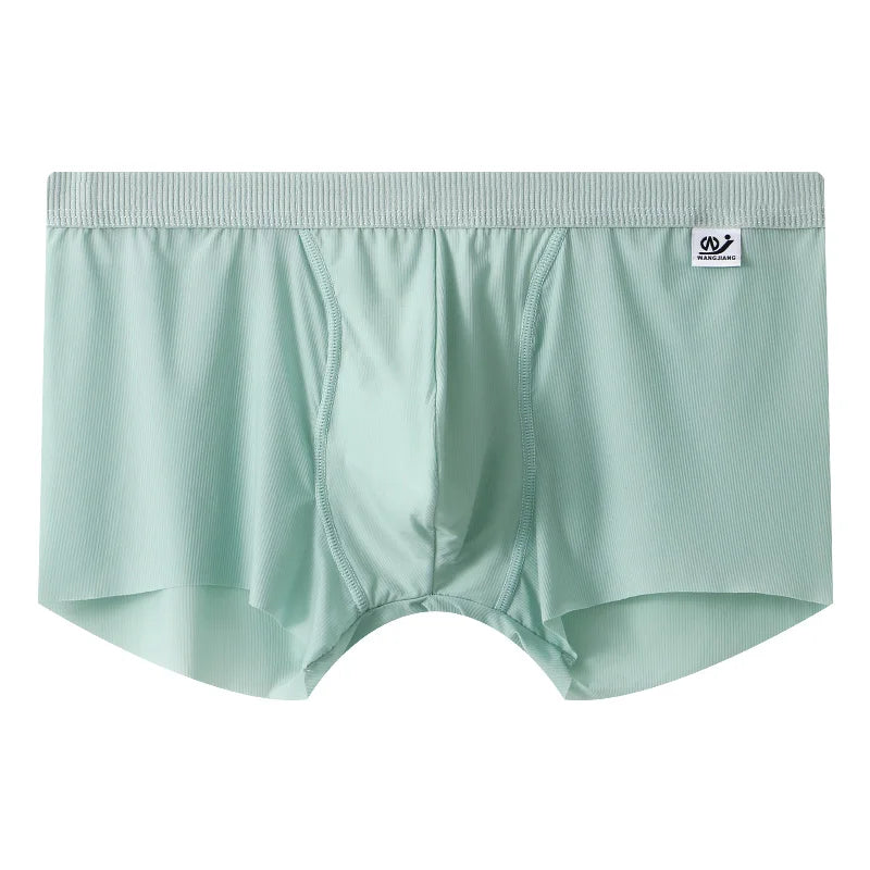 Men Panties Mens Ice Silk Boxers Seamless Sexy Underwear Man Ultra-thin Breathable Boxer Shorts Boxershorts