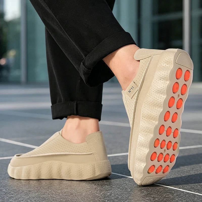 Outdoor Walking Jogging Sneakers Casual Shoes Autumn Men Chunky Platform