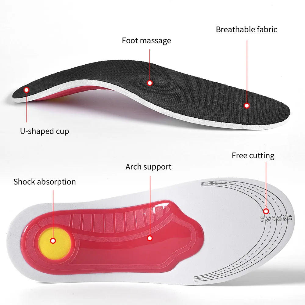Arch-Support Shoe Insoles