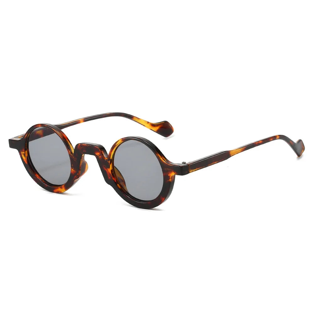 Retro Small-Frame Round Sunglasses