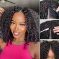 300% Density Burmese Curly Human Hair Wigs For Women Brazilian Glueless