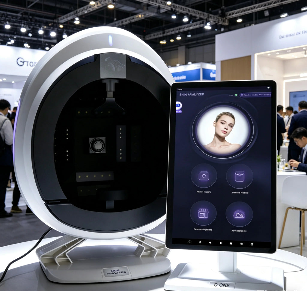 Professional Q1 Skin Analyzer Machine 36 Million HD AI Facial Skin