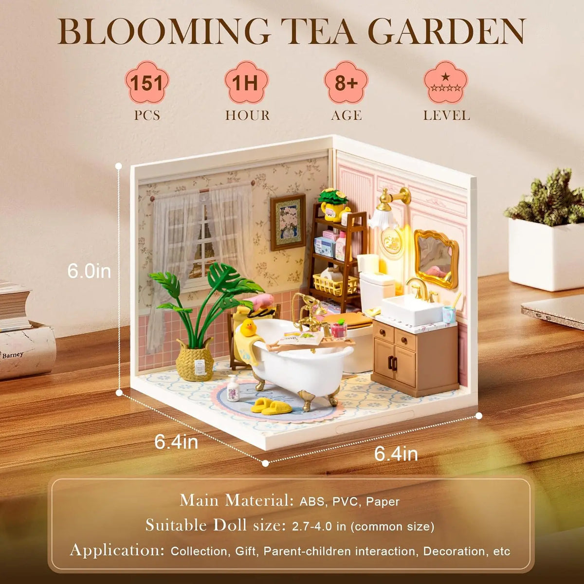 Rolife DIY Miniature Dollhouse Kit With Accessories Model Supply Store