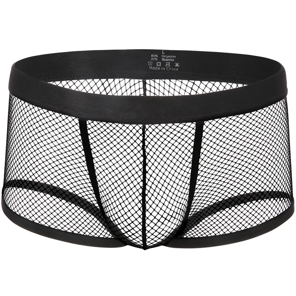 Low-Rise Mesh Boxer Shorts