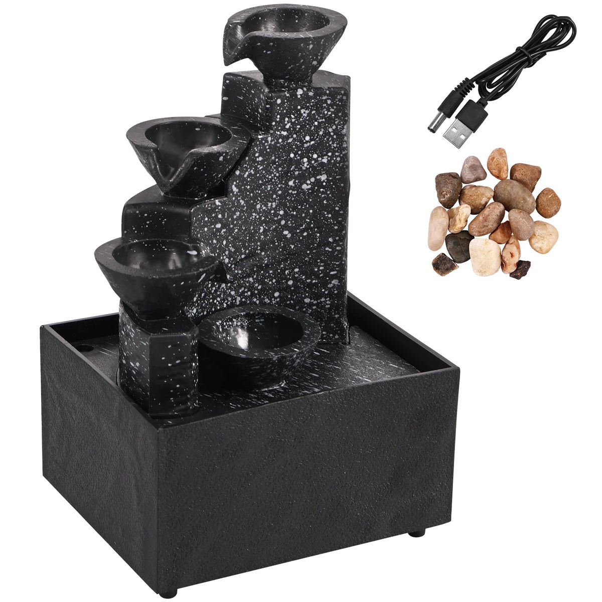 Desktop Waterfall Decoration Creative Flowing Water Ornaments Small