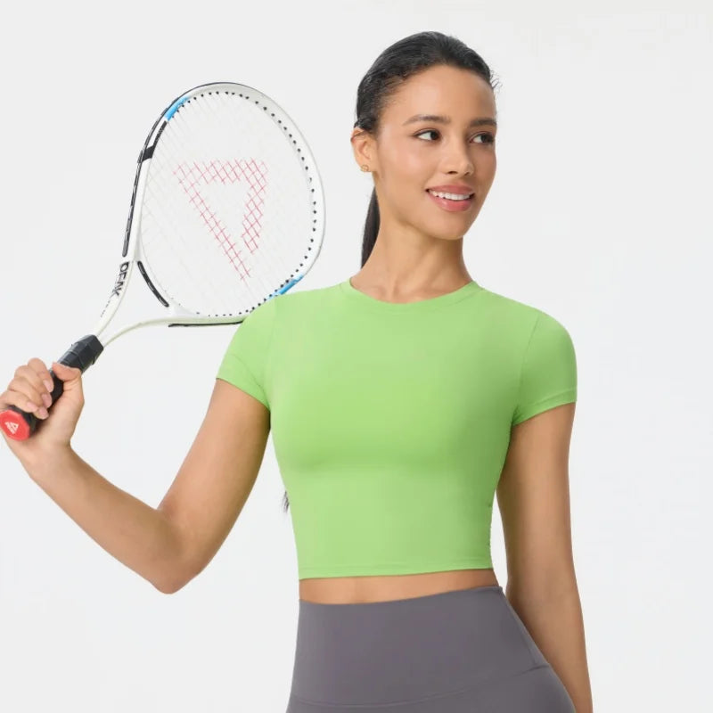Women's Sleeveless Workout Crop Top