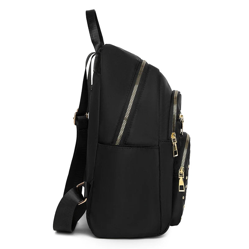 Travel Backpack, Double-Shoulder Bag, Fashionable Travel Schoolbag, Women's Large-Capacity Multi-Purpose Bag