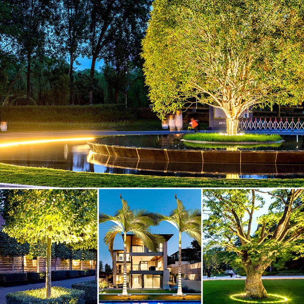 1/5 Packs LED Lawn Spotlight Tree Hugging Light 220V Outdoor IP65 Landscape Decor Light Garden Path Courtyard Sidewalk Patio