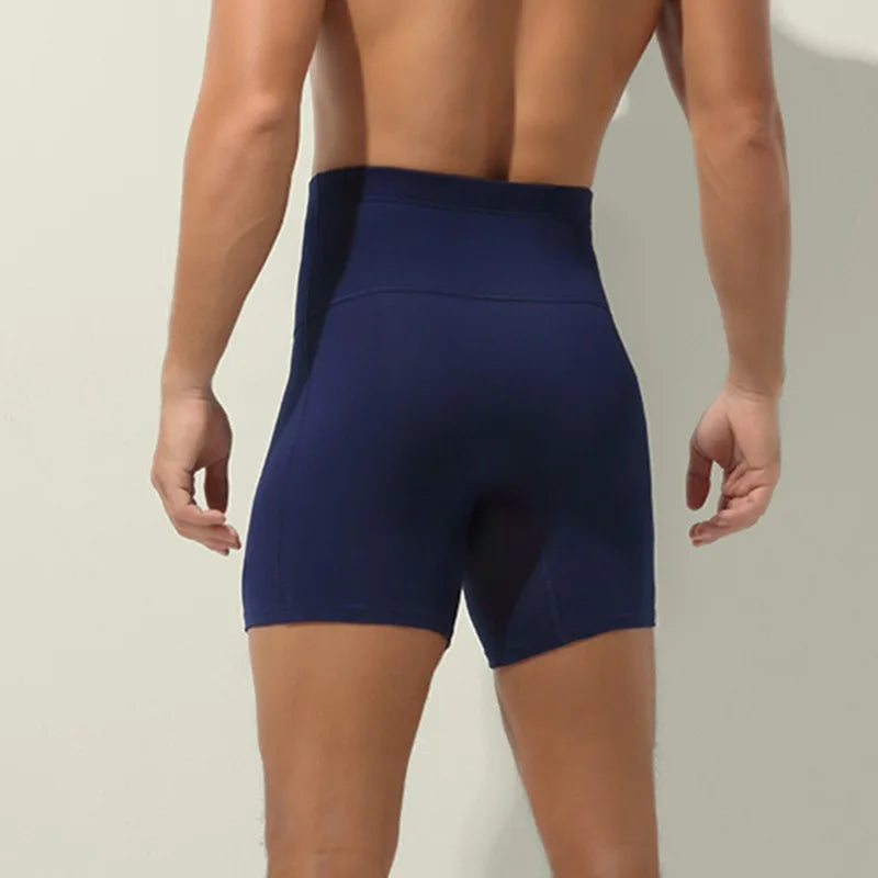 Men's High-Waist Long Boxer Briefs