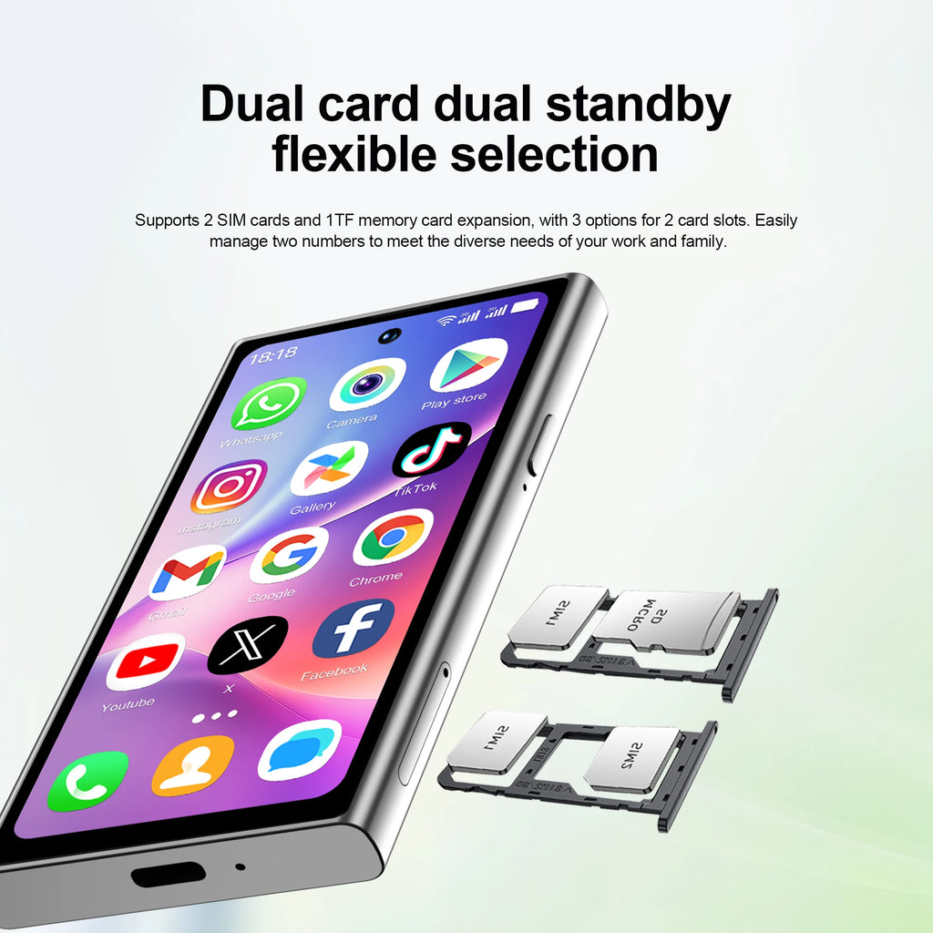 SERVO S27 Mini Android Smartphone – 2GB/16GB