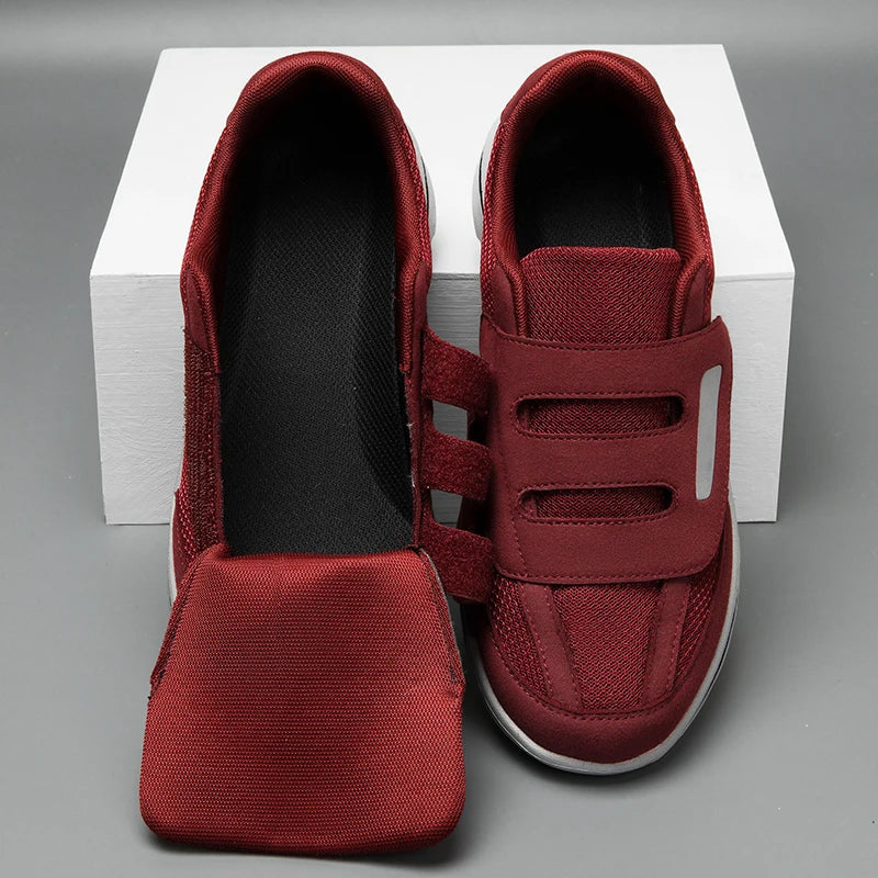 Wide Toe Sneakers for Fat Foot Diabetic Shoes for Elderly Hallux Valgus