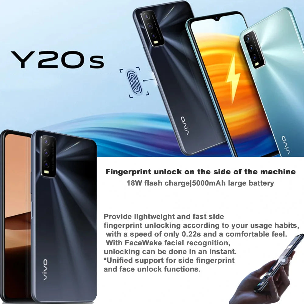 VIVO Y20S 4G Dual-SIM Smartphone – 8GB/256GB