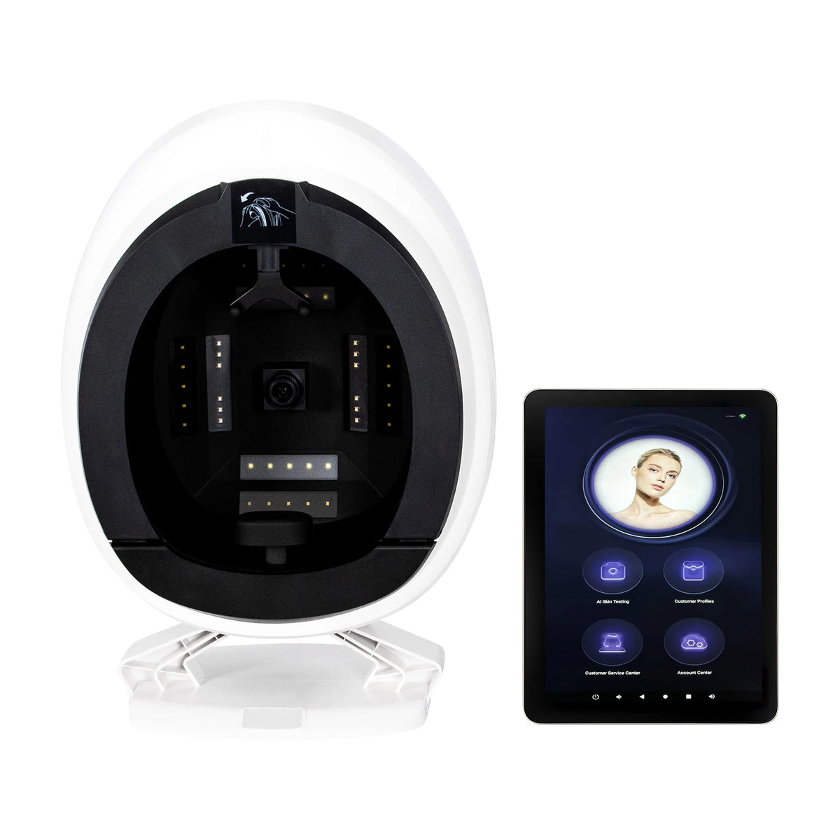 Professional Q1 Skin Analyzer Machine 36 Million HD AI Facial Skin