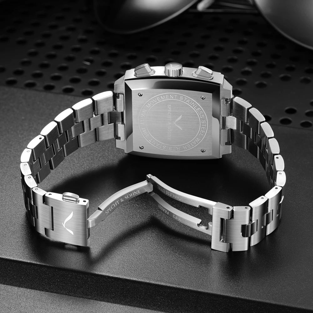 Men's Chronograph-Style Sport Quartz Watch