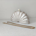 Original Shell Half Room Acrylic Beaded Bag Box Clutches Party Evening Purse Women Shoulder Travel Beach Mini Summer Handbags