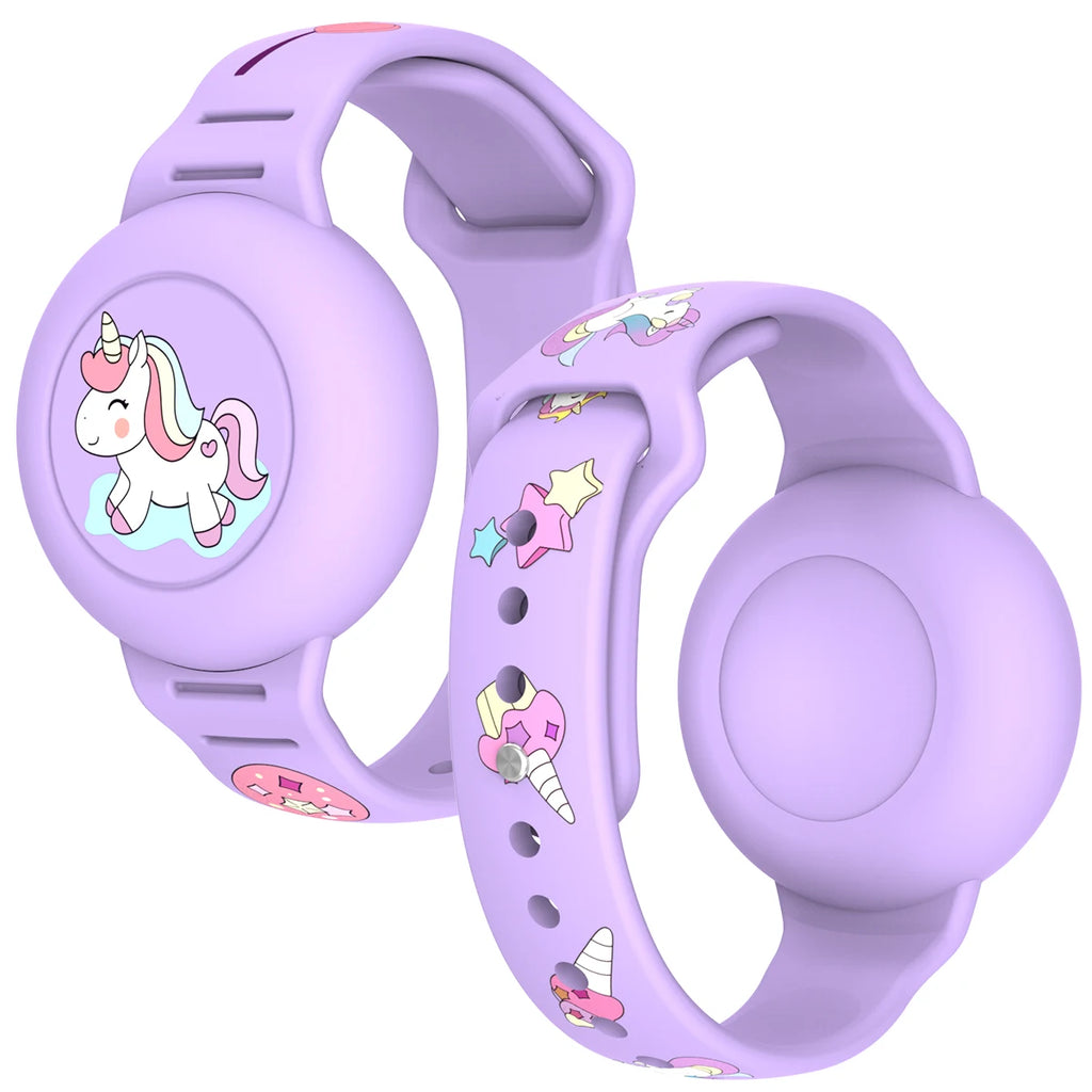 Airtag Bracelet For Kids Air Tag Watch Holder Wristband Waterproof