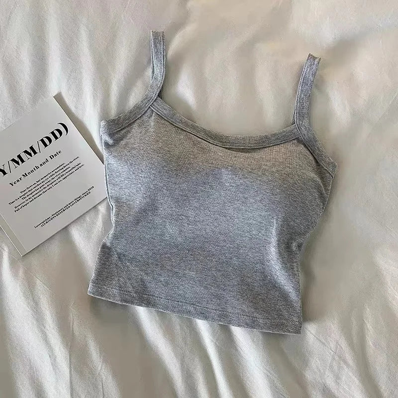 Women's Sleeveless Crop Top
