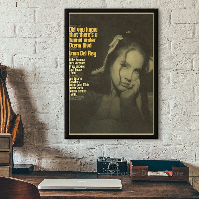 Music Album Aesthetic Wall Art Poster