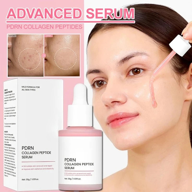 Salmon PDRN Collagen Peptide Facial Serum For Dull Skin - Boosts