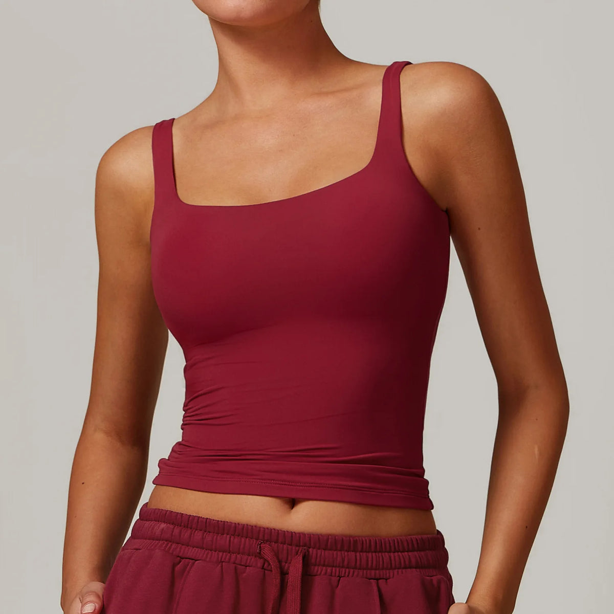 Women's Sleeveless Workout Crop Top