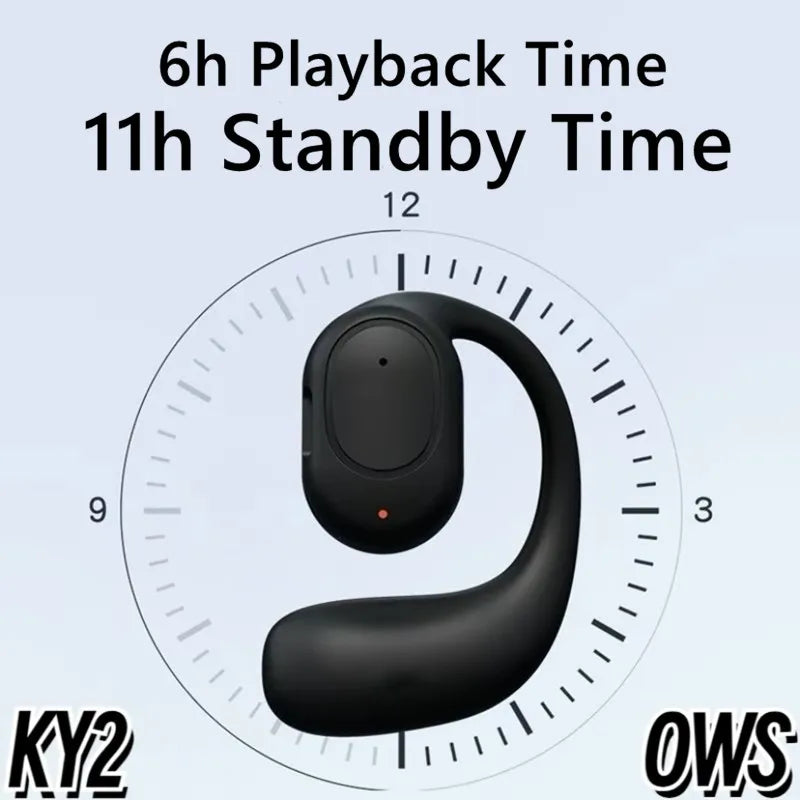 KY2 Wireless Bluetooth Earphones Air Conduction OWS Headphone HiFi