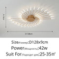 Nordic Minimalist Round LED Ceiling Chandelier Lamps Living Gold Pendant Light Bedroom LED Hanging Lamps Kitchen Home Decoration