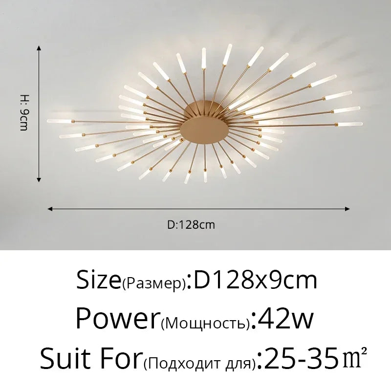 Nordic Minimalist Round LED Ceiling Chandelier Lamps Living Gold Pendant Light Bedroom LED Hanging Lamps Kitchen Home Decoration