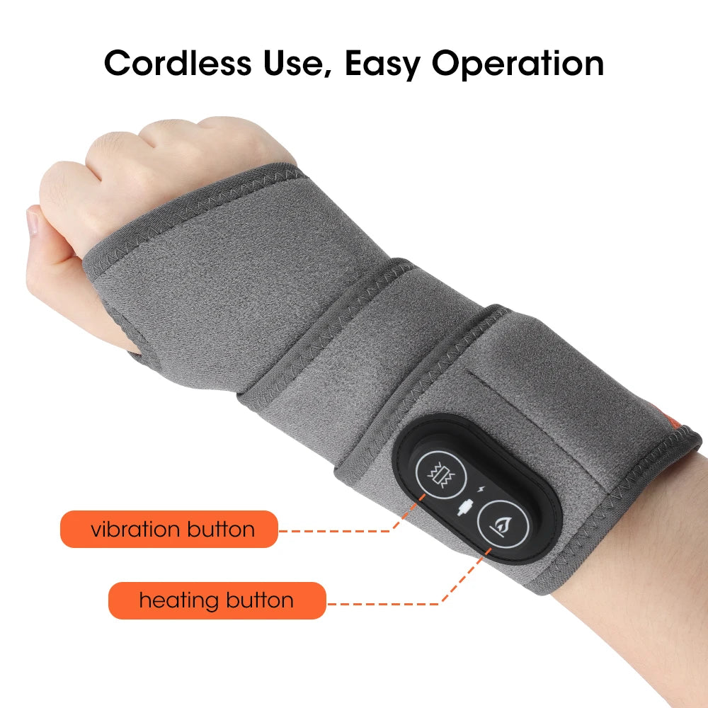 Wireless Vibration Heating Wrap 36pcs LED Beads 660&850nm Red Light