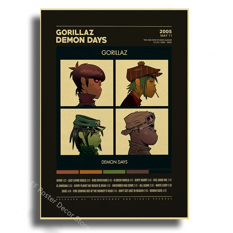 Music Album Aesthetic Wall Art Poster