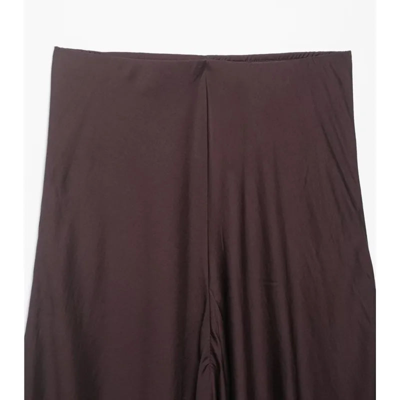 Women'S Skirts Spring Summer Elastic Waist Flared Skirt Elegant Female