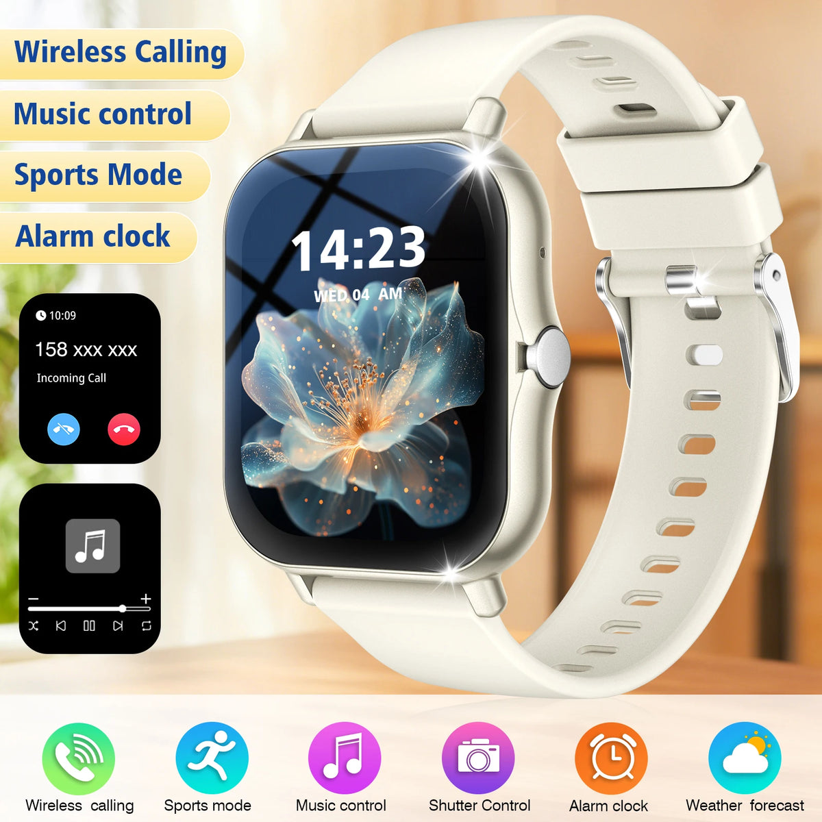 Bluetooth Calling Smart Watch with Sports Modes