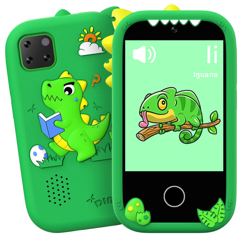 Upgrade Kid Smart Phone Toy 2.8 Inch Touch Video Recording Music Player