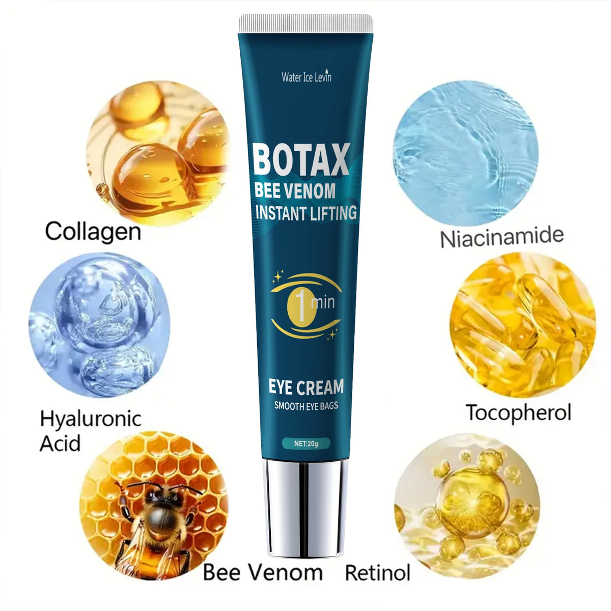 Hydrating Eye Gel, Minimizes Puffiness, Formulated with Caffeine, Aloe Vera & Panthenol, Soothes and Refreshes Eye Skin, Oil-Fre