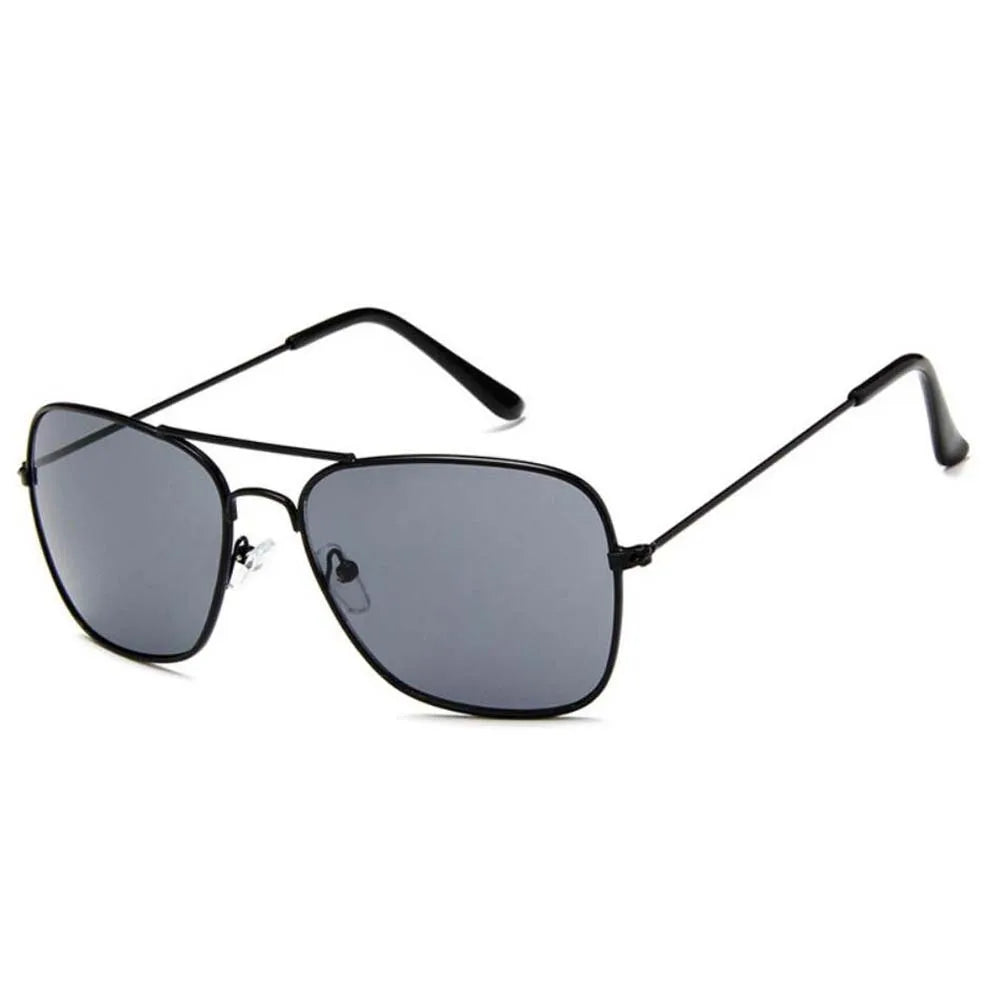 Vintage Double-Bridge Square Sunglasses