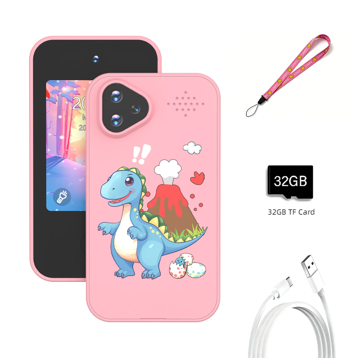 Smart Phone With Dual Camera HD 1080P Touchscreen Mini Player Digital