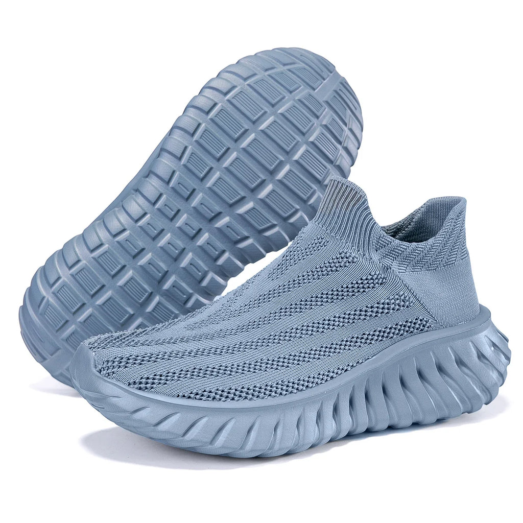 Men'S One Foot Walking Shoes Anti Slip Running Shoes, Breathable Thick
