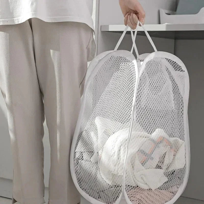 Dirty Clothes Basket Dirty Laundry Basket Skeleton Ventilated Foldable