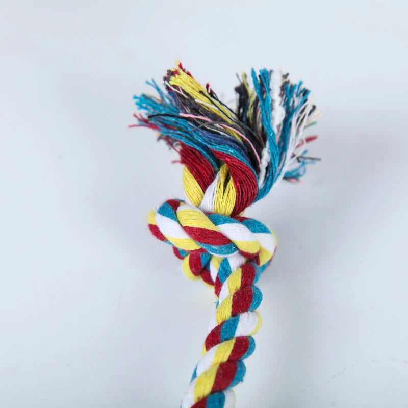 1 Pcs Random Pet Puppy Chew Toy Cotton Knot Rope Molar Toy Durable Hemp